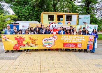 CCU, TELETÓN, BILZ Y PAP Y EL MINISTERIO DEL MEDIO AMBIENTE TAREA DE RECICLAJE PARA DAR UNA SEGUNDA VIDA A LOS PLÁSTICOS EN ÑUBLELANZAN