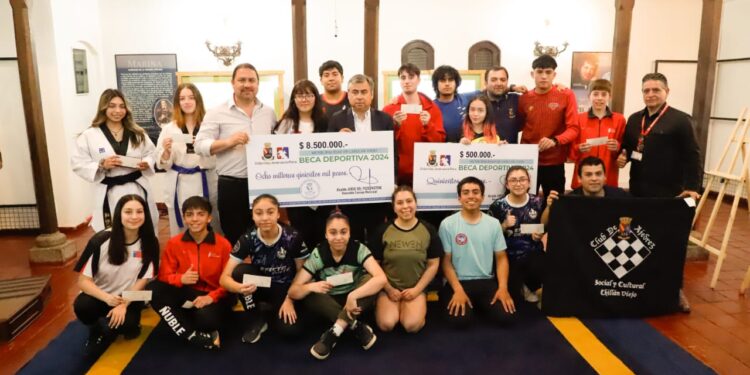 Por primera vez Municipalidad de Chillán Viejo entregó beca adeportistas destacados