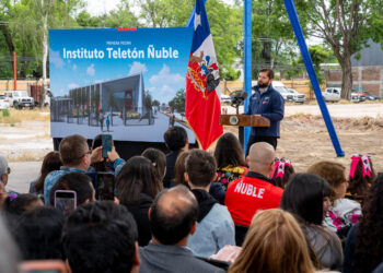 Presidente Boric  da inicio a las obras del Instituto Teletón de Ñuble