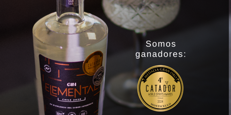Gin Elemental gana 2 Medallas de Oro en Catad’Or World Spirits Awards 2024