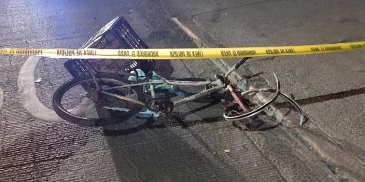 Fatal Accidente en La Ciudad Santa María de Los Ángeles deja como Víctima a Ciclista