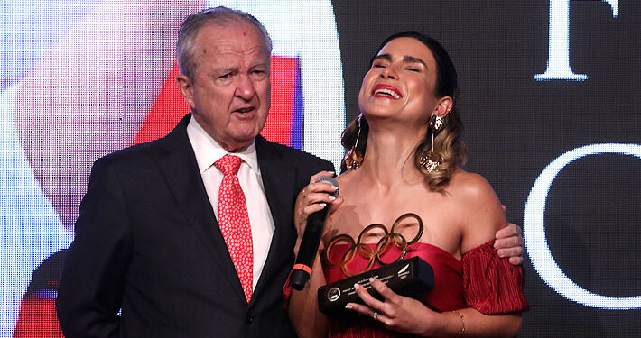 Francisca Crovetto es premiada en la Gala Olímpica