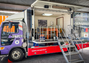Simulador sísmico recorre la región de Ñuble en conmemoración del terremoto de 1939
