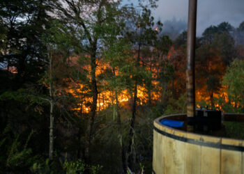 Gobernador Crisóstomo: Falta más coordinación entre los servicios públicos para atacar con fuerza el incendio en la cordillera de Ñuble