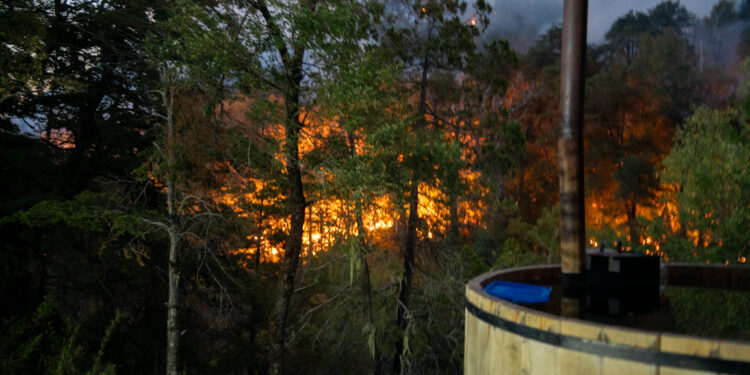 Gobernador Crisóstomo: Falta más coordinación entre los servicios públicos para atacar con fuerza el incendio en la cordillera de Ñuble