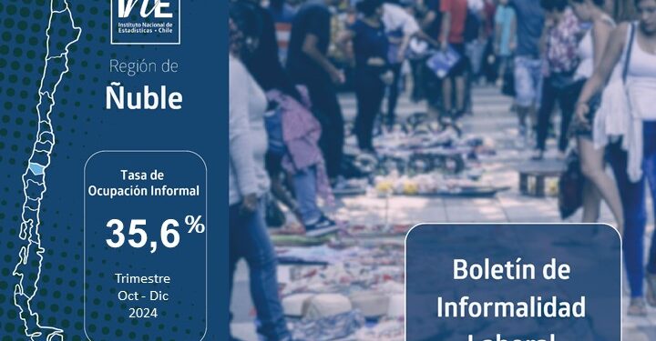 La tasa de ocupación informal en la Región de Ñuble llegó a 35,6% en el trimestre octubre – diciembre de 2024