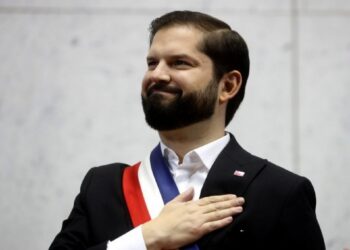 Presidente Boric, rechazó la posibilidad de «cualquier desplazamiento forzado» de palestina de la Franja de Gaza. «Palestina para los Palestinos