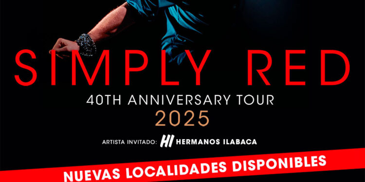 Sigue el éxito de Simply Red en Chile: ¡Se abren nuevas localidades en Movistar Arena