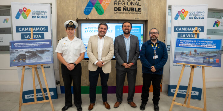 Gobierno Regional invierte en equipamientos para instalar Alcaldía de Mar y mejorar la fiscalización en la costa de Ñuble