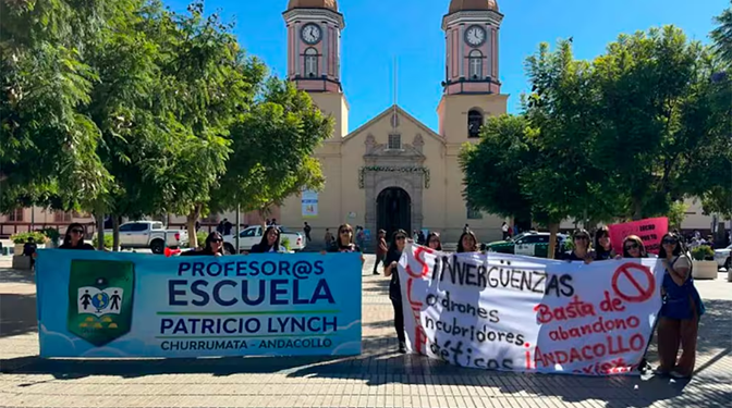 Coquimbo y Andacollo están en paro a modo de rechazo a la administración de recursos del Servicio Local de Educación Pública