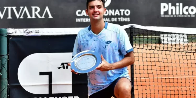 Tomás Barrios es campeón en Brasil y sigue expectante en el ranking ATP