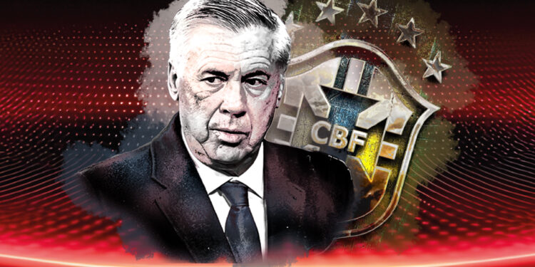 La Confederación Brasileña de Fútbol anunció la contratación de Carlo Ancelotti como su nuevo DT