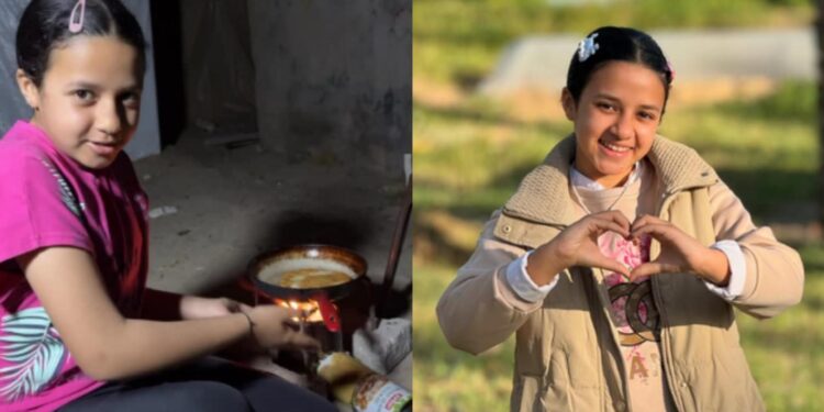 Influencer palestina de 11 años que mostraba cómo sobrevivir a la guerra en Gaza muere en ataque israelí