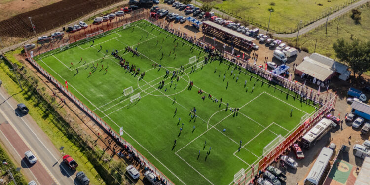 Ocho de las 21 canchas para Ñuble ya están inauguradas