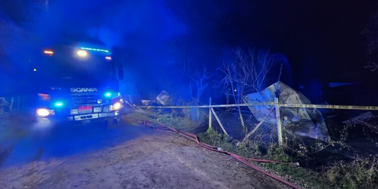 Adulto mayor fallece a raíz de incendio en El Carmen