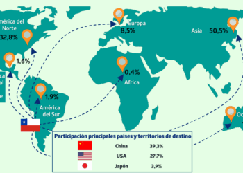 Exportaciones regionales de Ñuble alcanzaron los USD 503 millones durante el primer trimestre del 2025