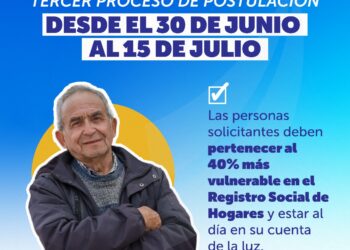 Este lunes 30 de junio comenzó la nueva convocatoria al Subsidio Eléctrico