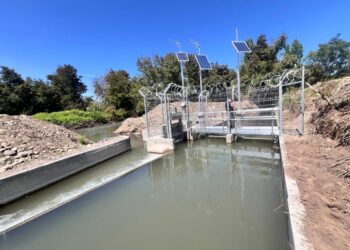 Regantes del río Ñuble modernizan su infraestructura hídrica con inversión pública de la Ley de Riego por más de 2.000 millones de pesos