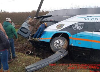 Un accidente de tránsito  en la Ruta 5 Sur, a la altura del kilómetro 358