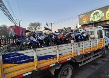 Ocho motocicletas fueron retiradas por parte de la Seremi de Transportes, Carabineros y Seguridad Pública