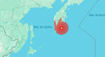 Shoa evalúa alerta de tsunami tras terremoto de 8.7 en Rusia