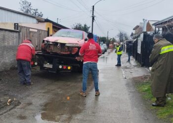 Culmina exitosa primera fase de retiro de vehículos abandonados en Chillán