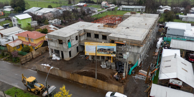 Nuevo Cesfam de Pinto alcanza un 25% de avance en sus obras