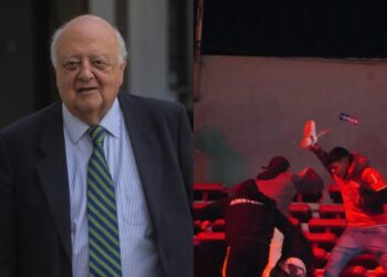 José Antonio Viera-Gallo, confirmó que hay 97 hinchas de la Universidad de Chile detenidos por la policía trasandina