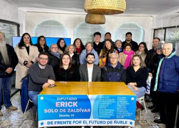 Erick Solo de Zaldívar lanza su candidatura a diputado por Ñuble junto a vecinos, emprendedores y organizaciones sociales
