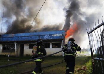 Ayer Lunes se registró un incendio en un galpón abandonado en la avenida O’Higgins