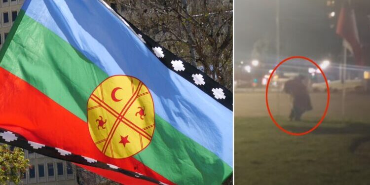 PDI; Detiene a Acusado de sustraer bandera Mapuche en Chillán