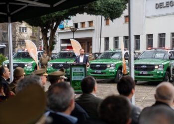 Gobierno Regional entrega 22 nuevos vehículos a Carabineros en el marco del aniversario de Ñuble