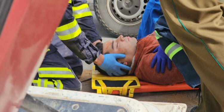 Simulacro recreó fatal accidente vehicular por consumo de alcohol en El Carmen