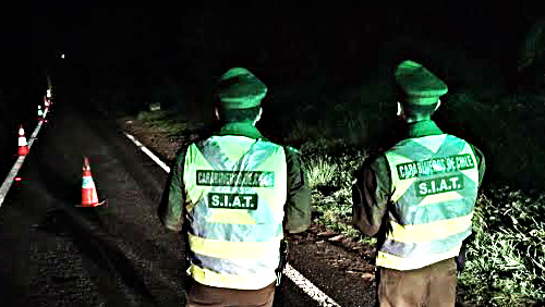 Accidente de tránsito en la Ruta 5 Sur, a la altura del kilómetro 360