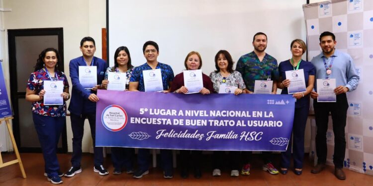 Hospital de San Carlos obtiene el 5° lugar a nivel nacional en evaluación de buen trato al usuario