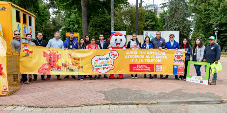LA MAYOR CRUZADA DE RECICLAJE EN CHILE CUMPLE UNA DÉCADA APOYANDO A TELETÓN Y ESTE AÑO BUSCA RECAUDAR 175 TONELADAS DE BOTELLAS PLÁSTICAS