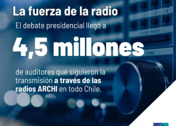 Más de 4,5 millones de personas siguieron el Debate Presidencial ARCHI 2025 a través de la radio