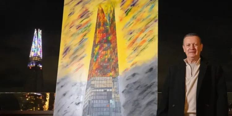 Gustavo Zuluaga, el artista colombiano que inspiró la iluminación navideña del rascacielos más alto de Londres