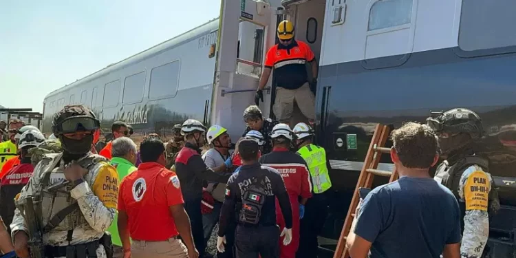 Accidente de tren en México deja 13 muertos y casi 100 heridos