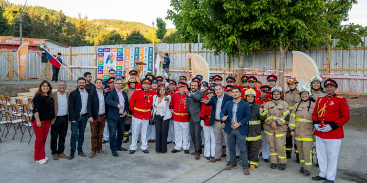 Se inició la construcción del nuevo Cuartel de Bomberos de Trehuaco con inversión de $1.650 millones del Gobierno Regional