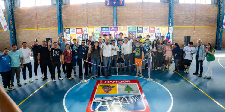 Ránquil impulsa su desarrollo deportivo con renovado Gimnasio Municipal