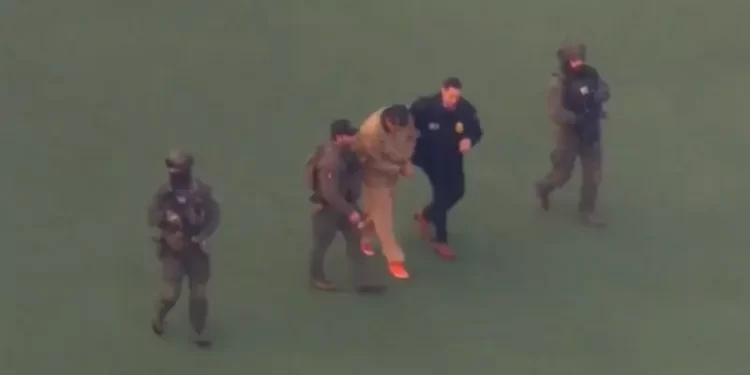 Nicolás Maduro es trasladado al tribunal de Nueva York.