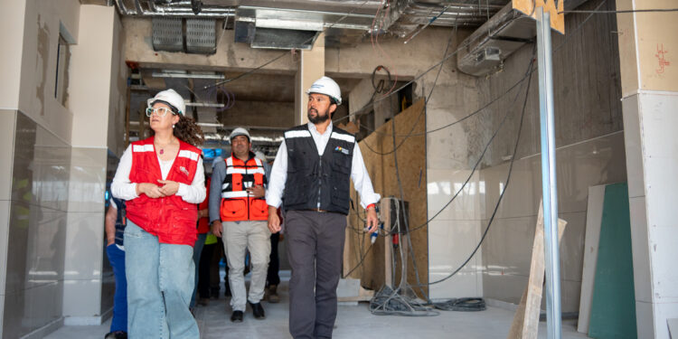 Nuevo Cesfam de Pinto alcanza un 73% de avance