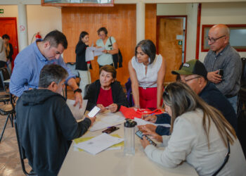 En Portezuelo: Inician reuniones de coordinación con familias damnificadas para la reconstrucción de viviendas definitivas