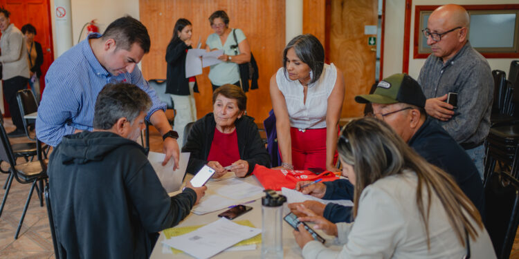 En Portezuelo: Inician reuniones de coordinación con familias damnificadas para la reconstrucción de viviendas definitivas