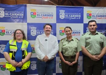 El Carmen habilita Central de Monitoreo con 40 cámaras de seguridad en la comuna