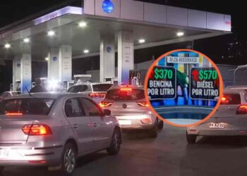 Alza en Los Combustibles provoca largas filas en bencineras