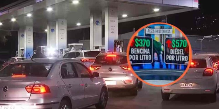 Alza en Los Combustibles provoca largas filas en bencineras