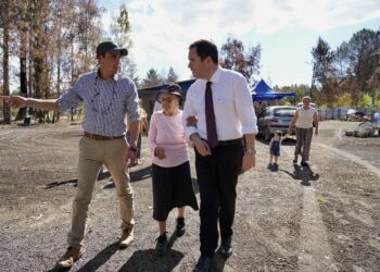 Delegado Presidencial Diego Sepúlveda visitó Quillón y Bulnes para revisar avances en la reconstrucción