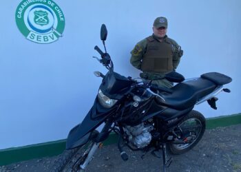 Carabineros de la SEBV Ñuble recuperaron motocicleta con encargo por robo en la capital regional